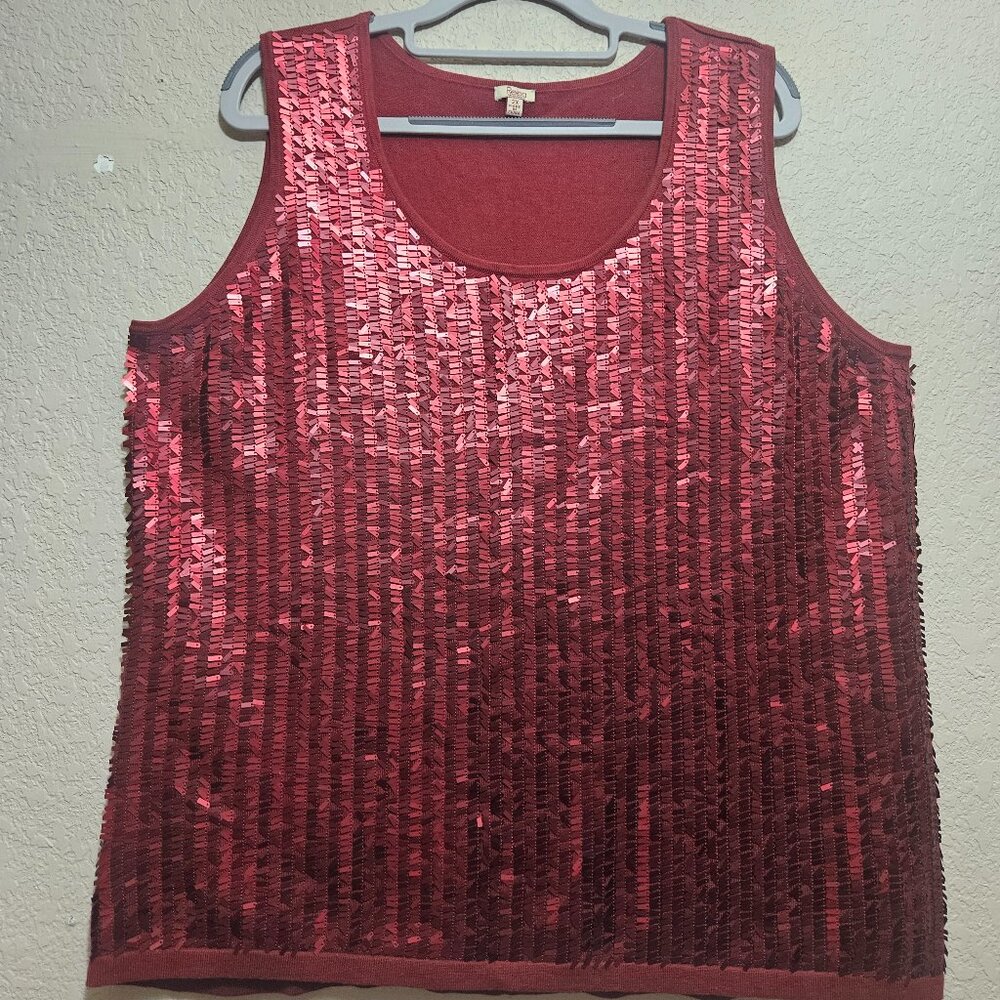 Sleeveless Sequin Top